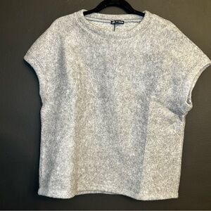 Zara Gray Knit Top